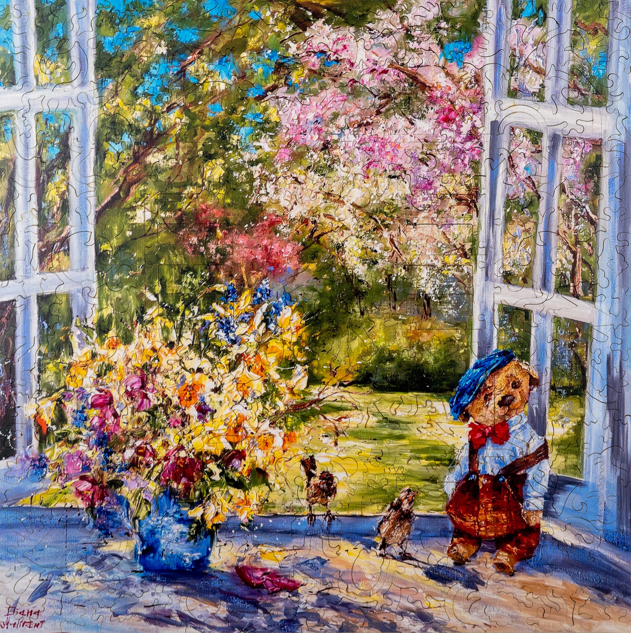 絵画 jump in to spring Spring Story – Palmaris Puzzles