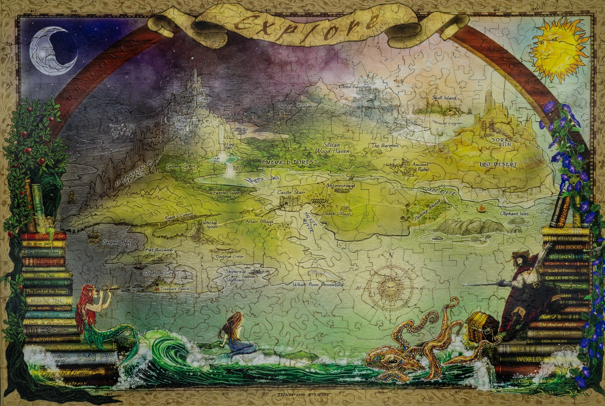 “Explore” – A Storybook Map – Palmaris Puzzles