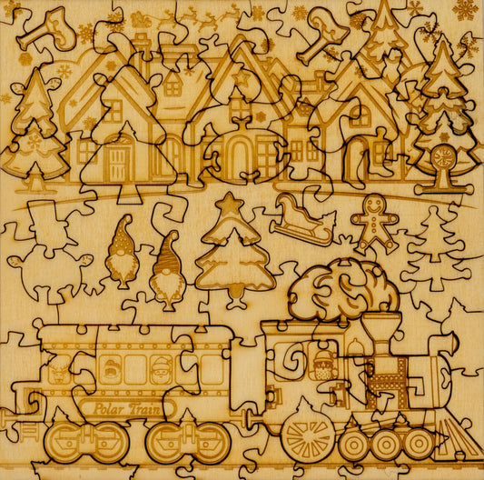 Puzzle en bois personnalisé